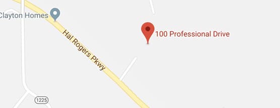 Map of 100 Professional Dr. London, KY 40741