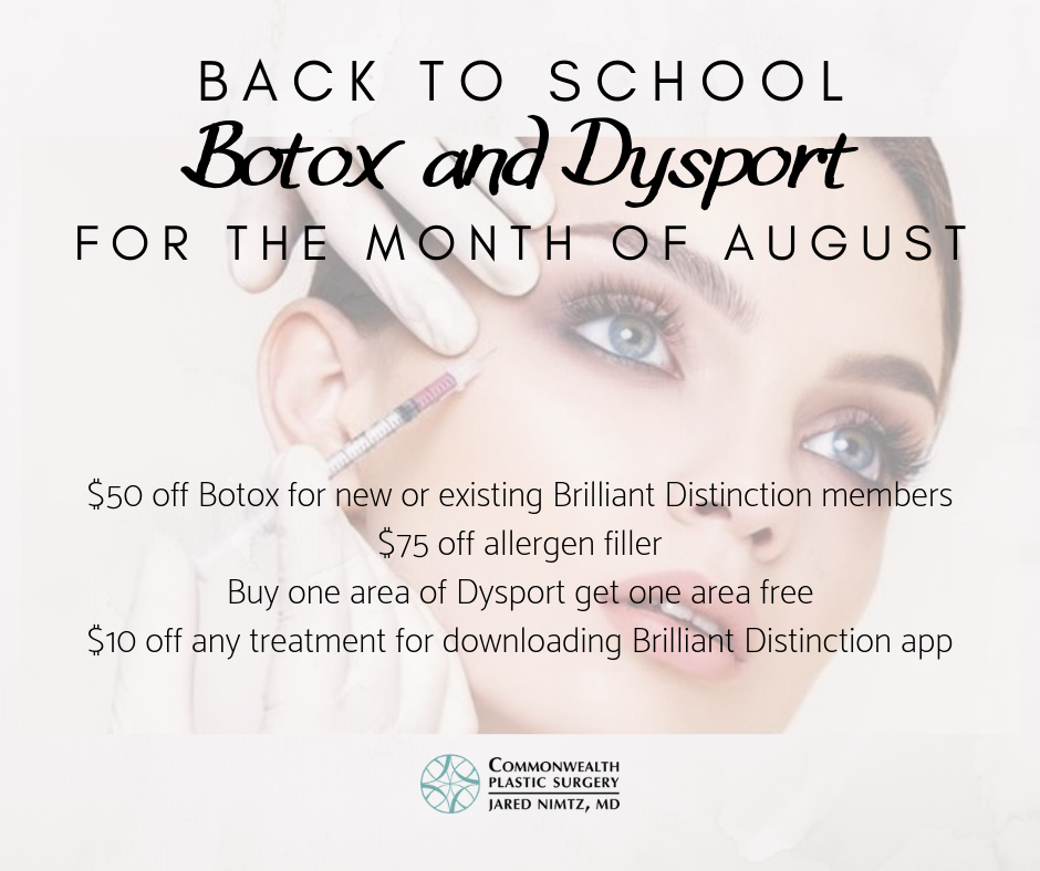 Back to school special on Botox and Dysport