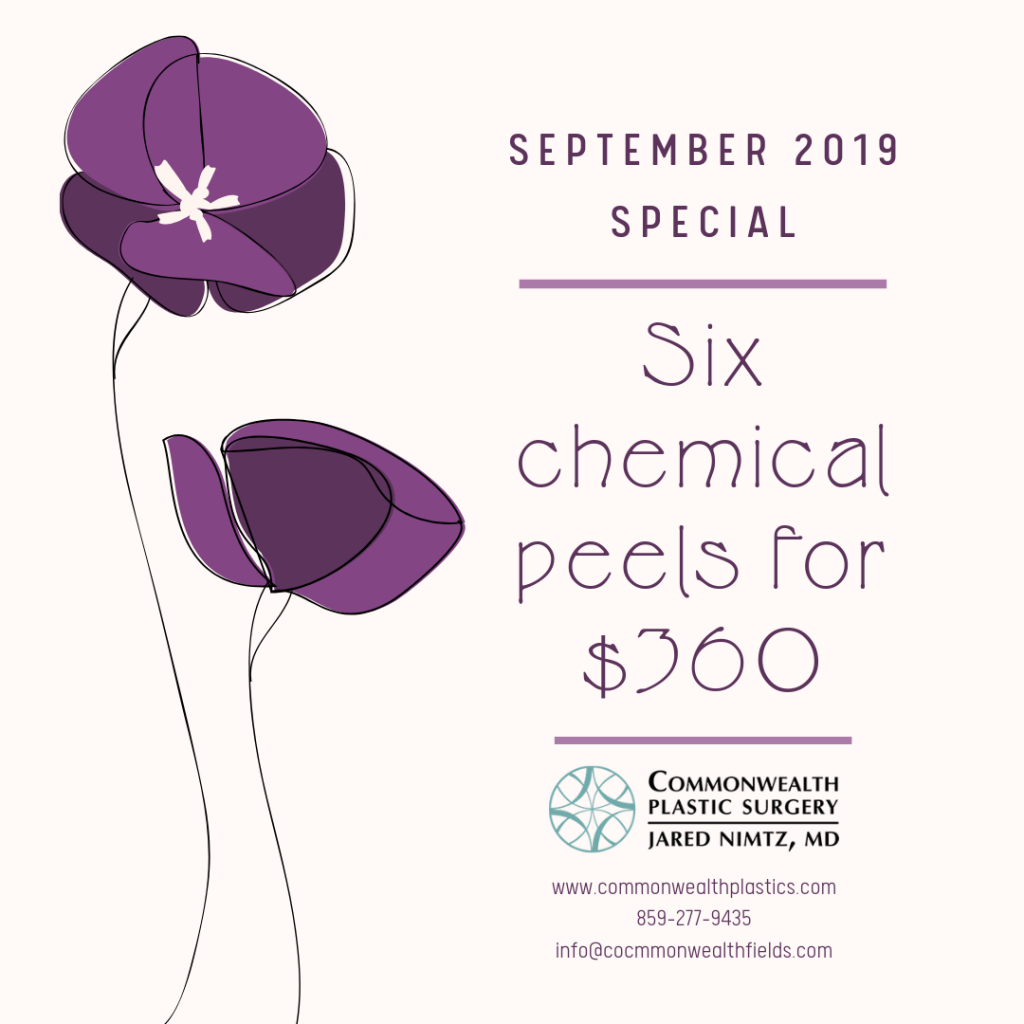 September 2019 special on chemical peels